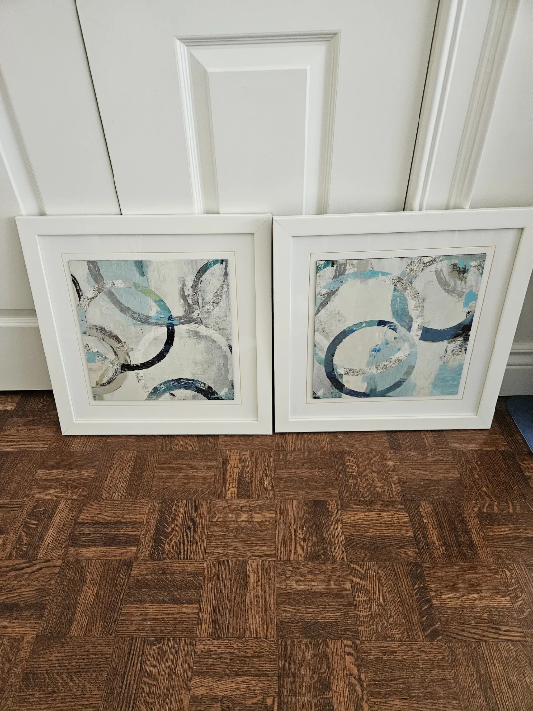 Framed Art Print Coastal Village Scene - photo 3