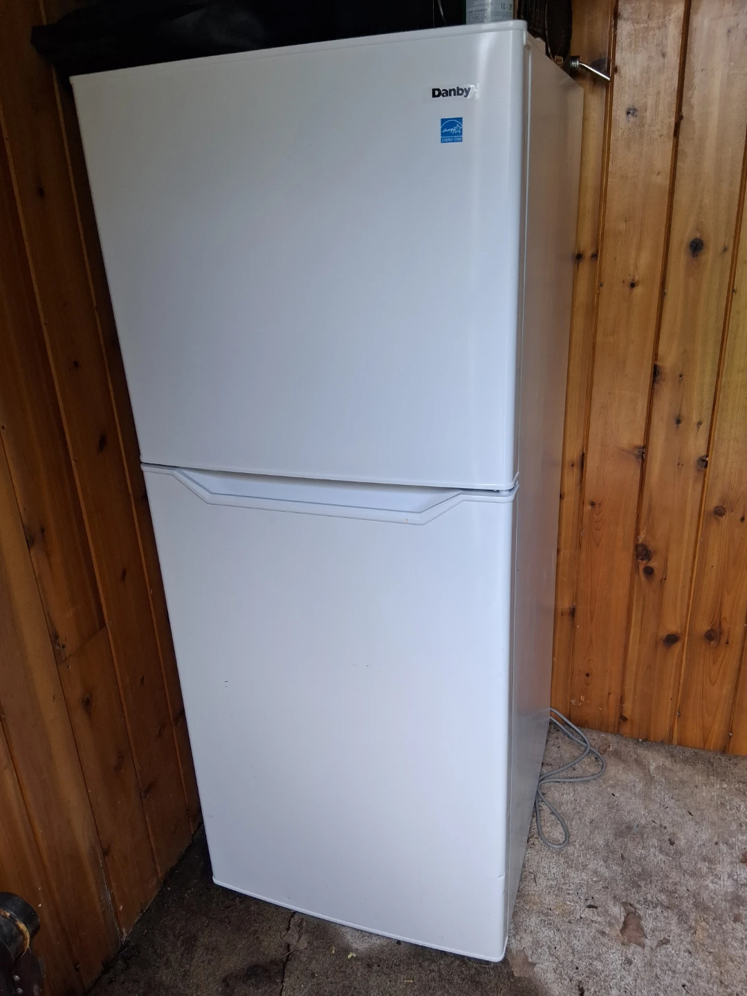 Brand new never used Danby White Refrigerator