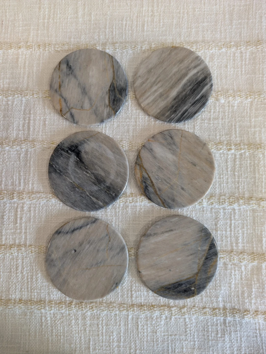 Set of 6 Marble Coasters