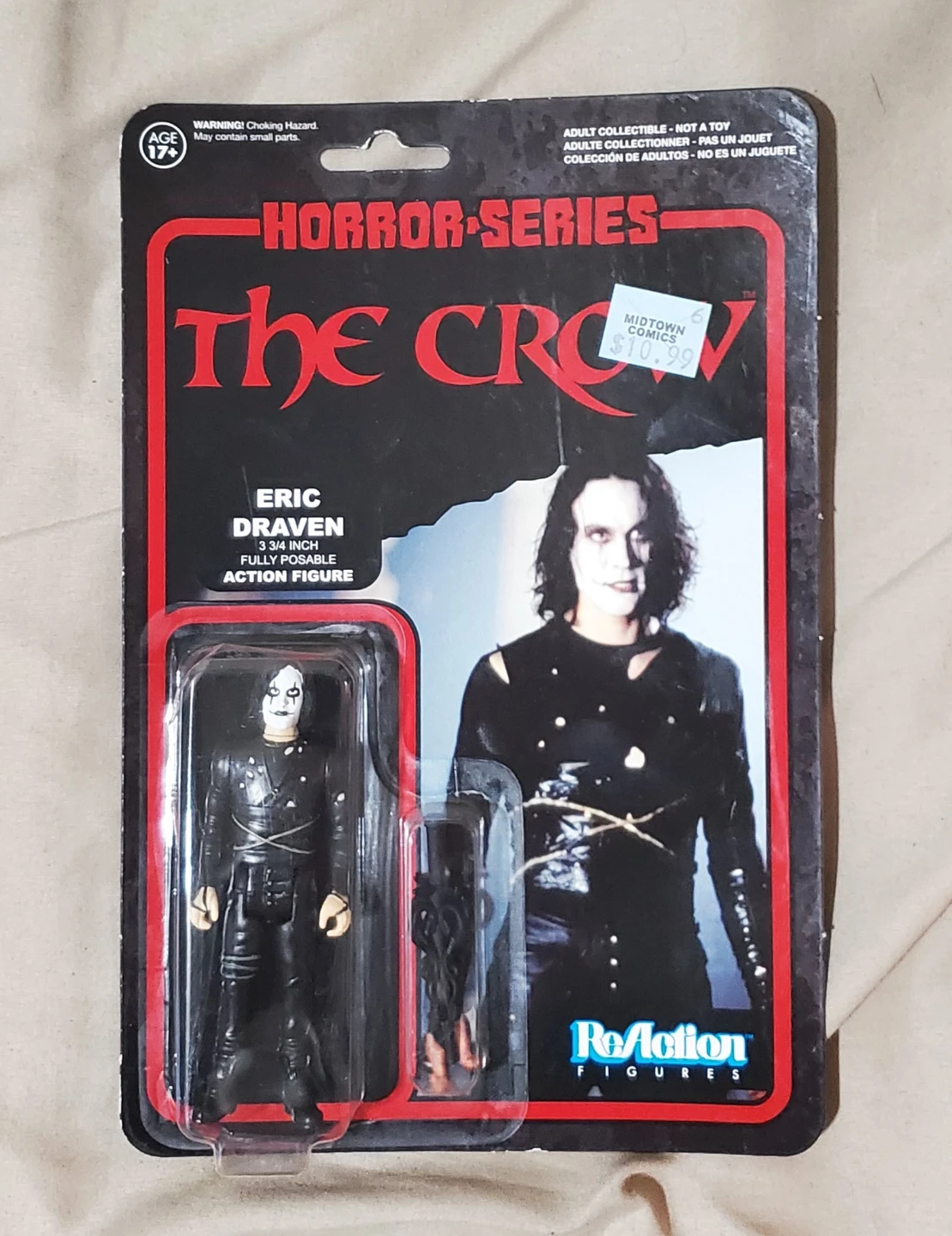 The Crow Eric Draven 3 3/4" ReAction Action Figure