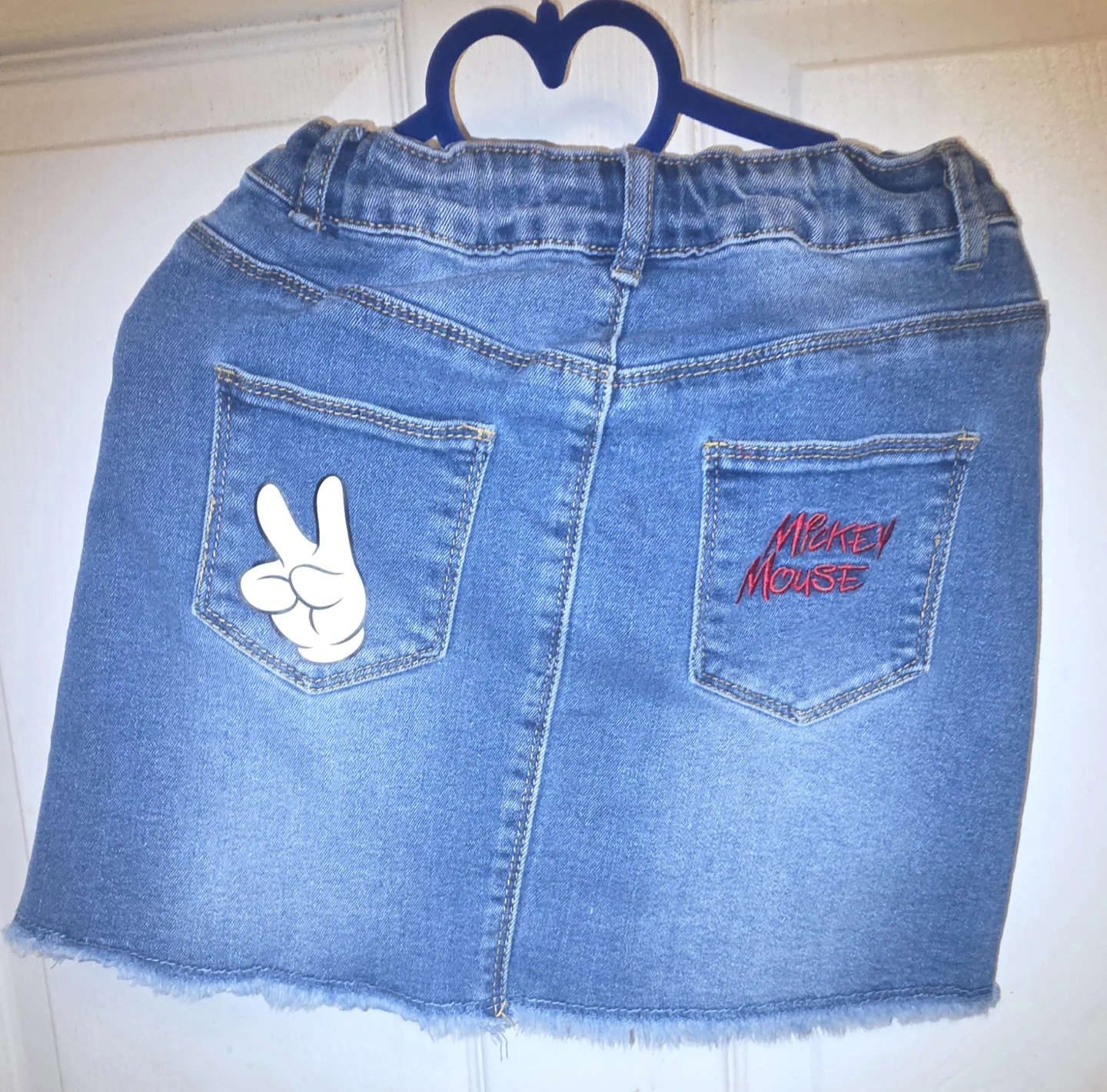 Girls Denim Mickey Mouse Skirt - photo 2