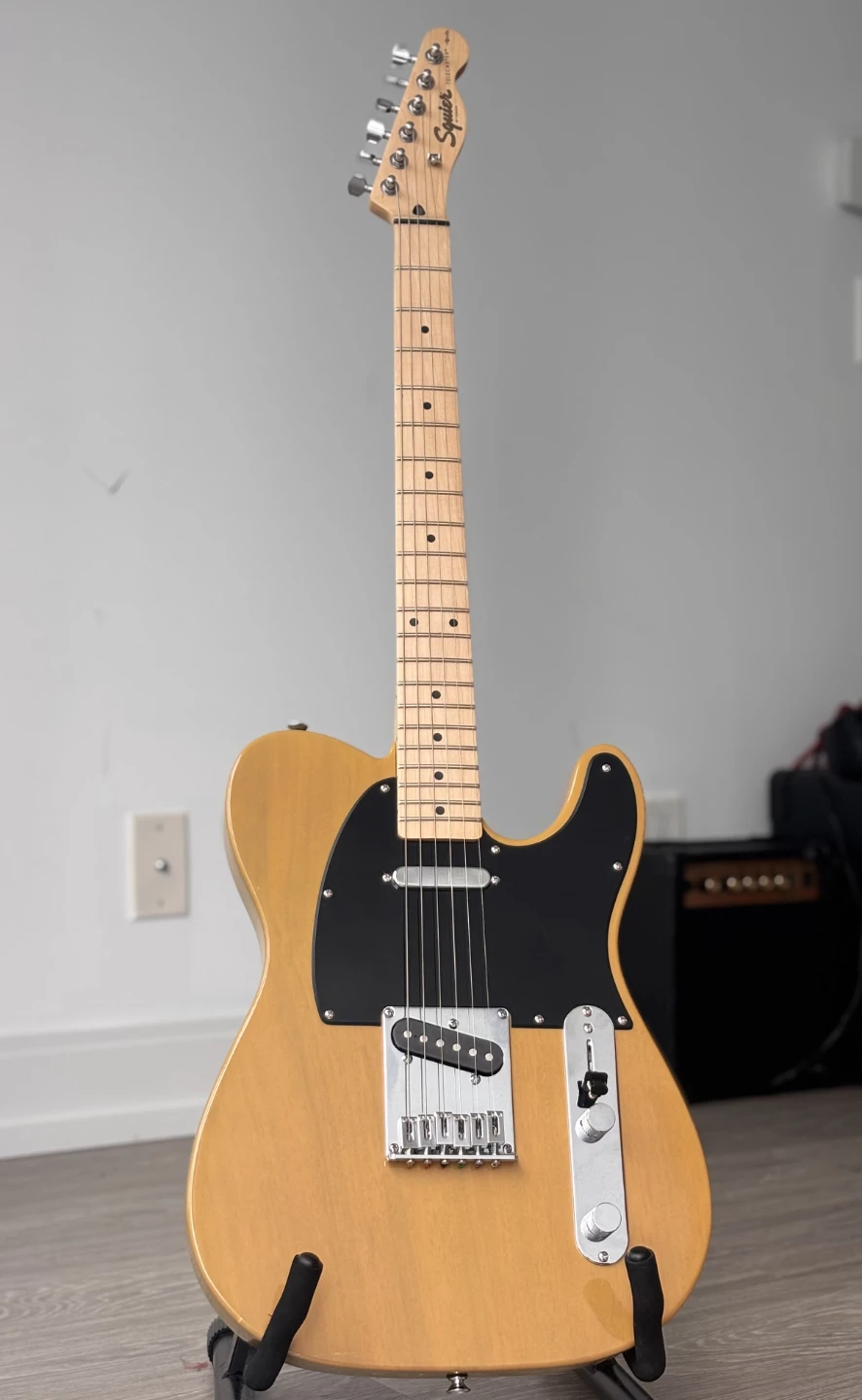 Squier by Fender telecaster in Butterscotch Blonde - photo 3