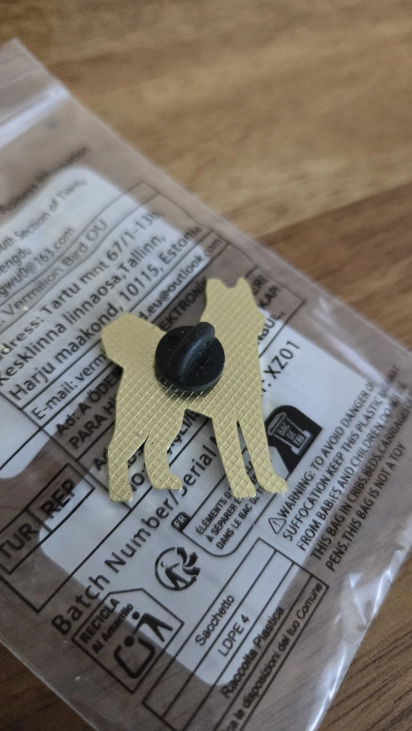 Origami Siberian Husky Pin *new - photo 3