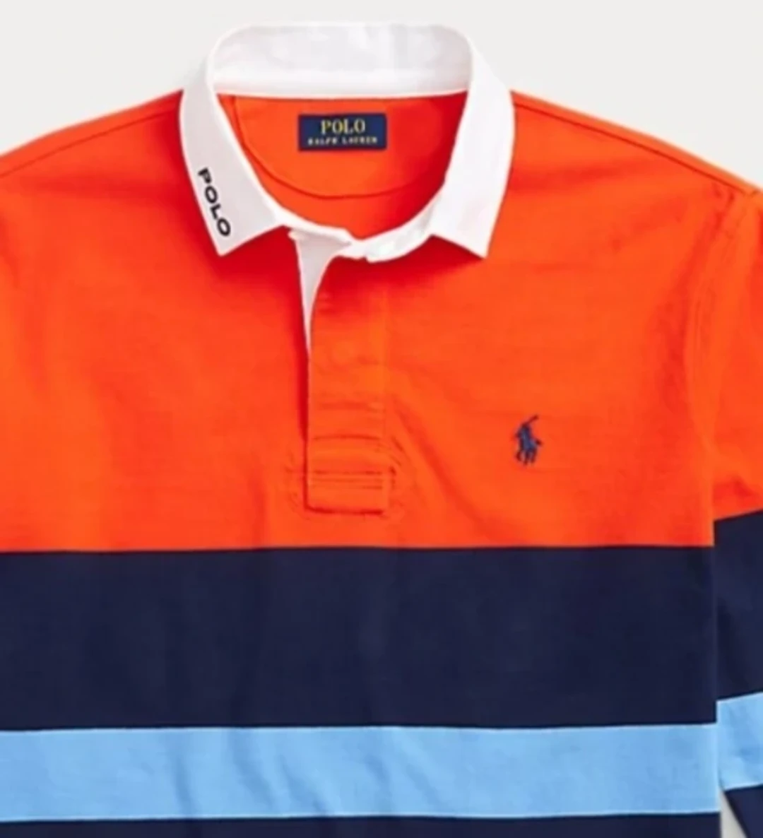 Polo Ralph Lauren The Iconic Rugby Shirt Striped Classic Large - photo 5