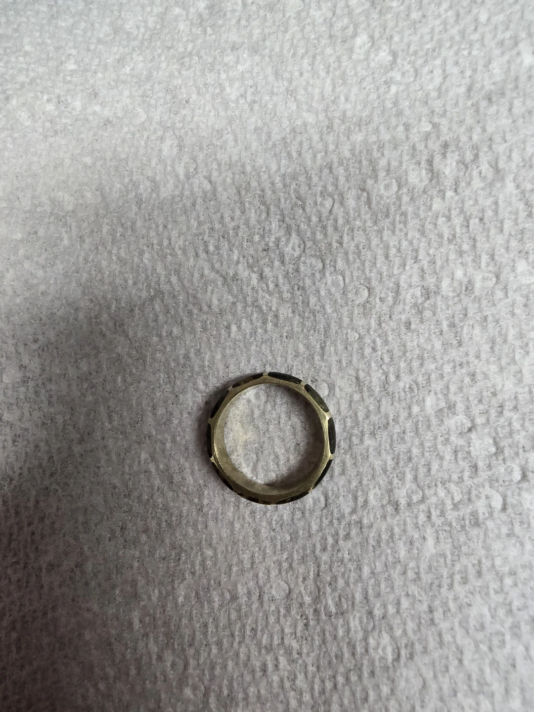 Vintage Jade Band Ring size 5 - photo 3