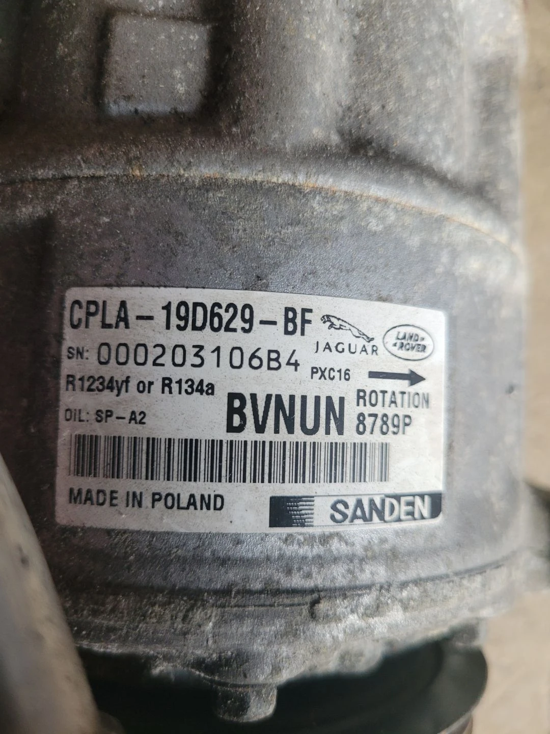 Sanden A/C Compressor CPLA-19D629-BF - photo 4