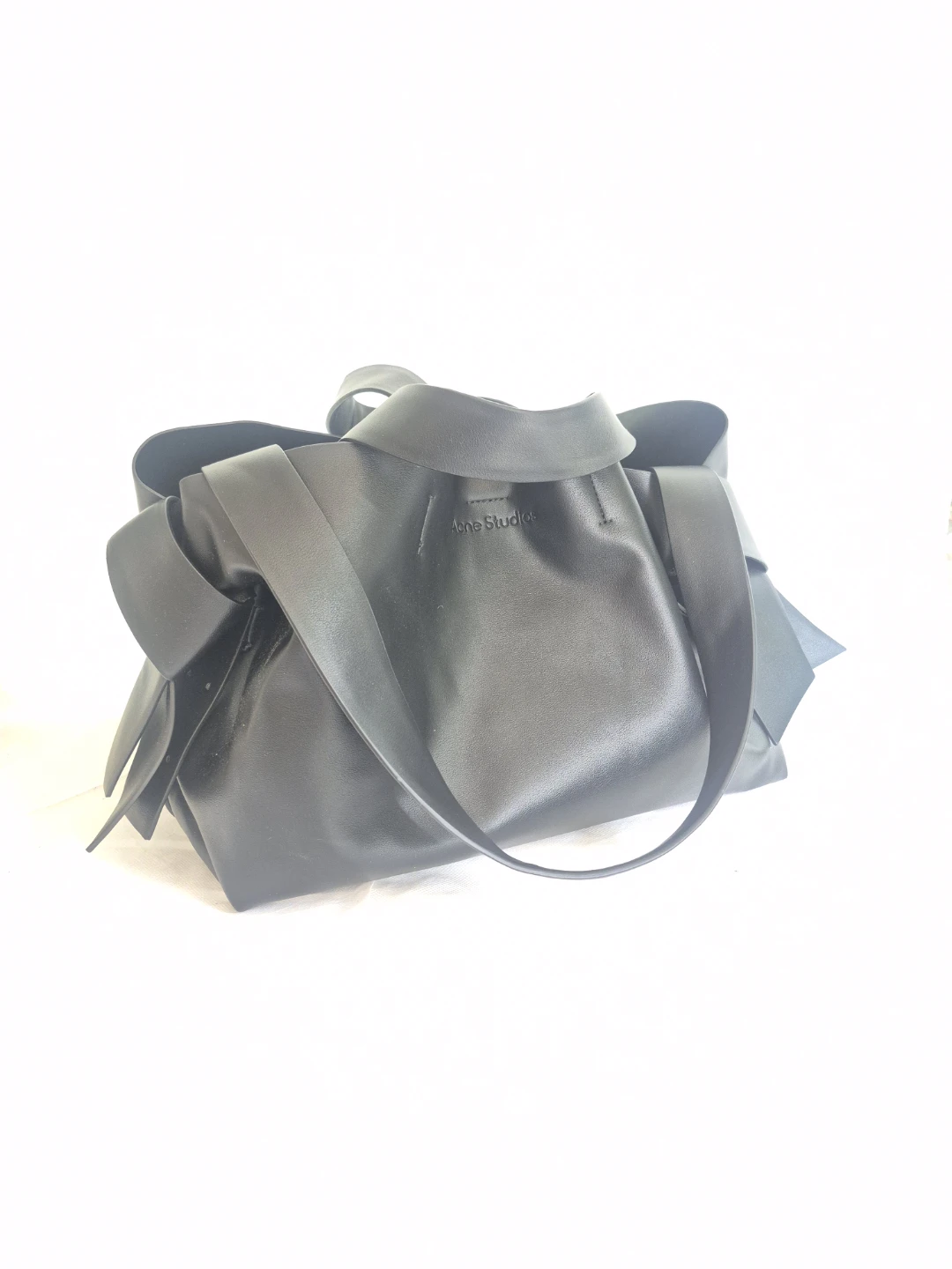 Acne Studios Black Leather Tote Bag - photo 3