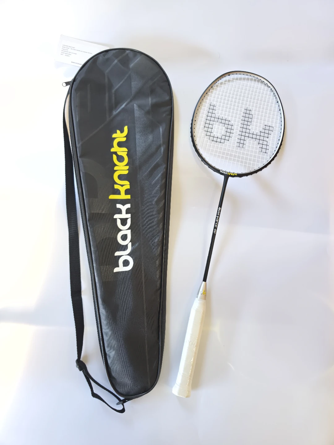 Black Knight Badminton Racket with Accessories