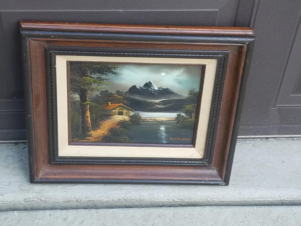 Home Galleries Inc. Framed Oil Painting