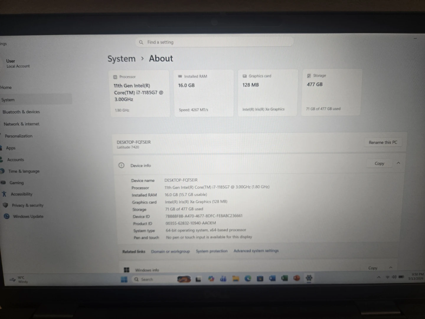 Dell Latitude 7420 Laptop - 11th Gen Intel Core i7 - photo 4
