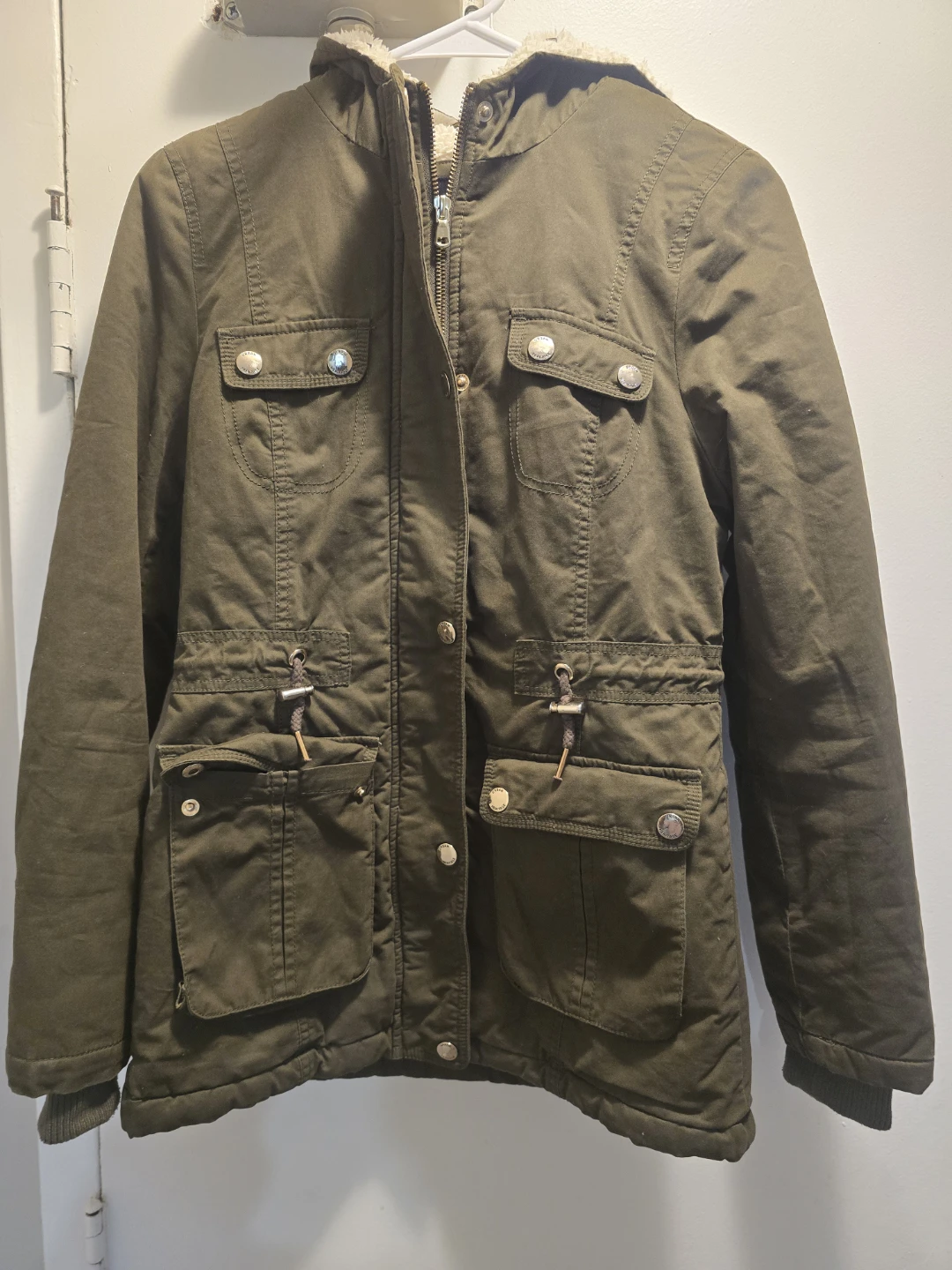 Olive Green Hooded -The Carbin Parka Jacket