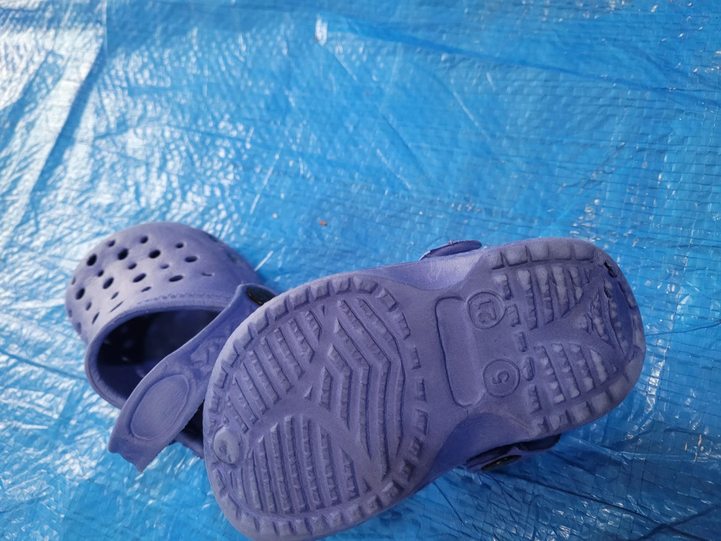 Purple Crocs Toddler Size 5 - photo 3