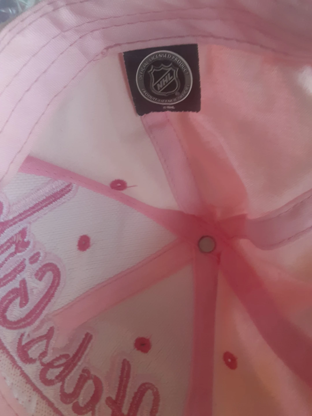 Montreal Canadiens "Habs Girl" Pink Baseball Cap - photo 3