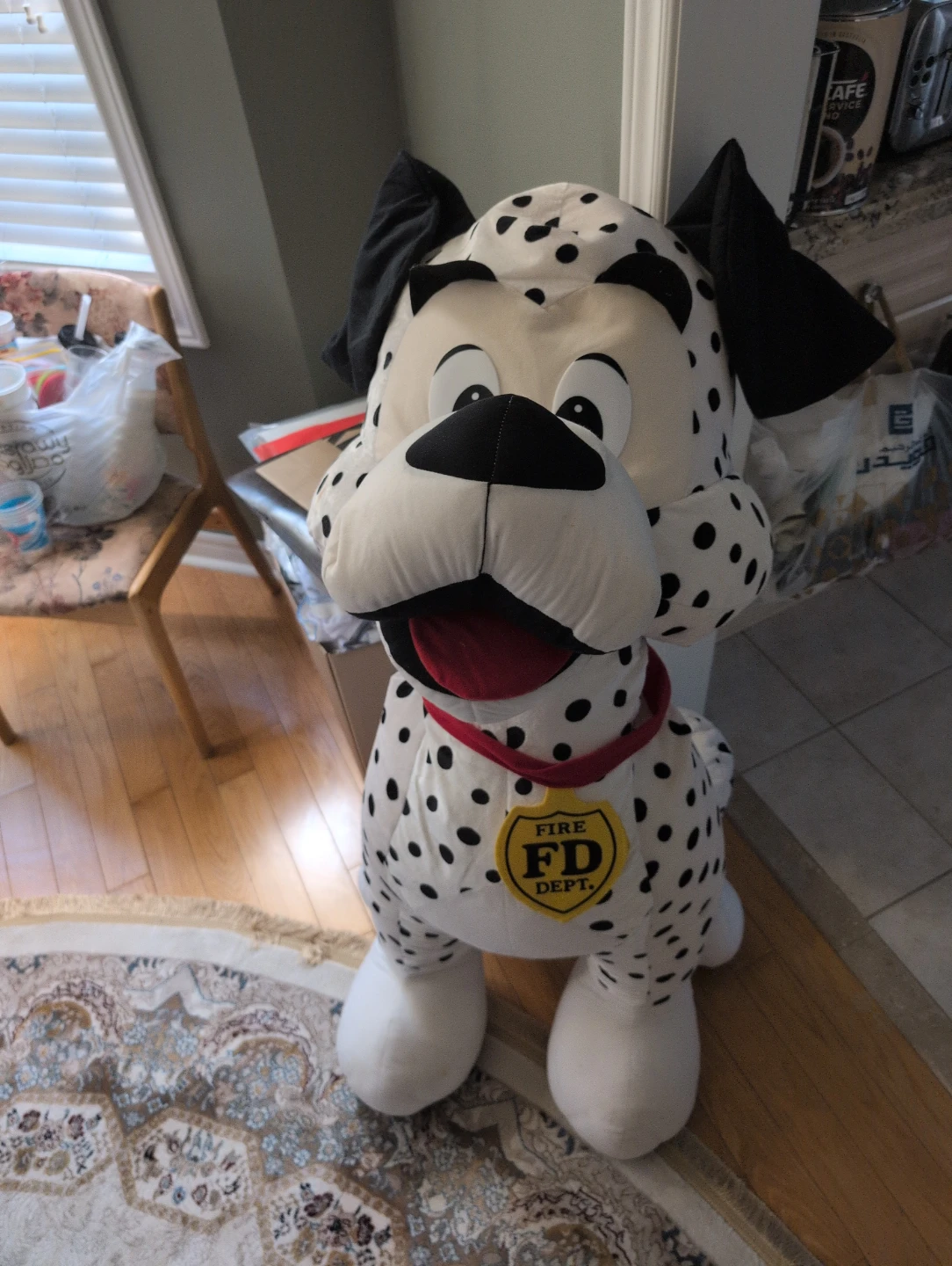 Fire Dept. Dalmatian Plush Toy
