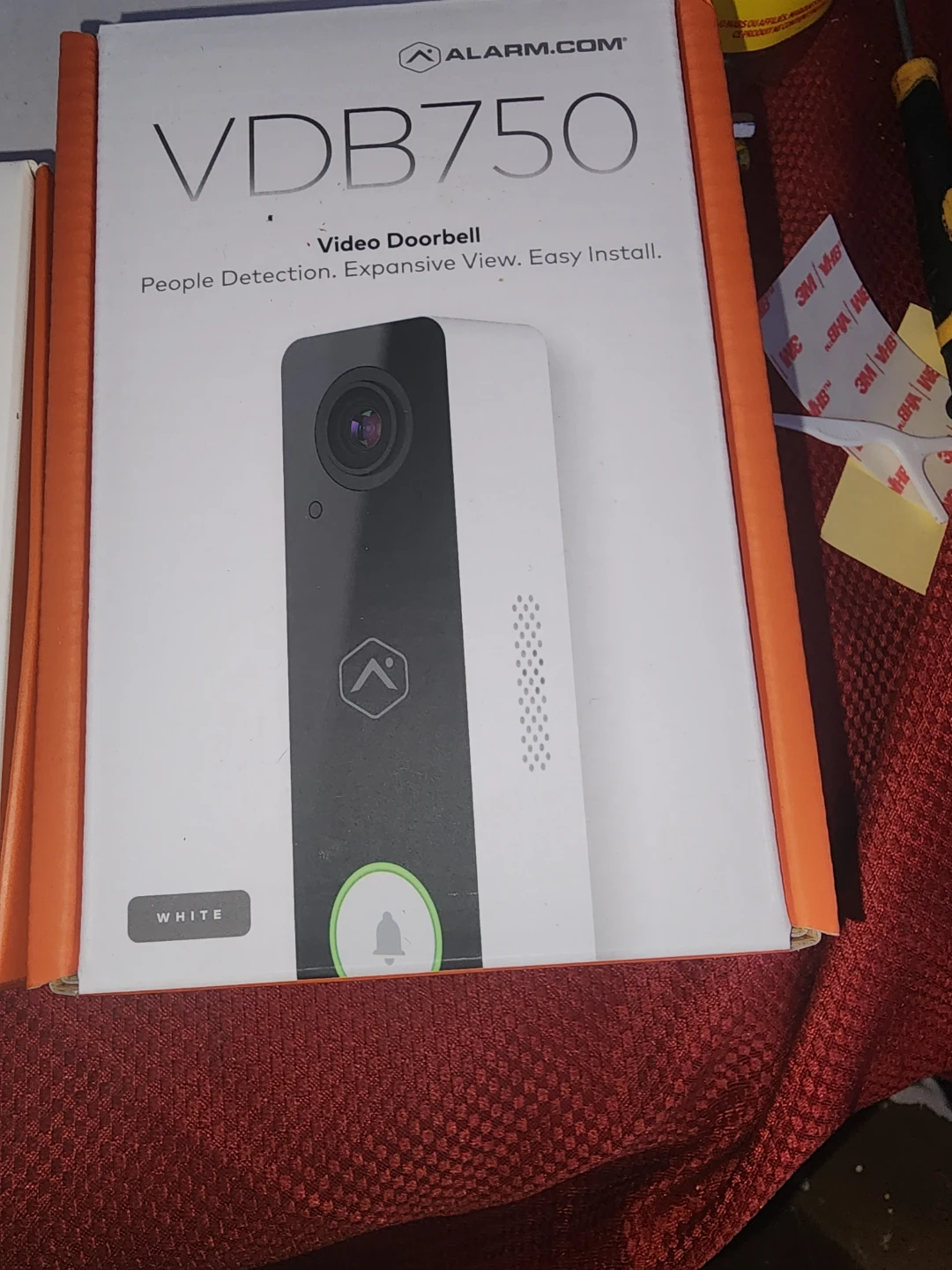 Alarm.com VDB750 Video Doorbell - White - photo 2
