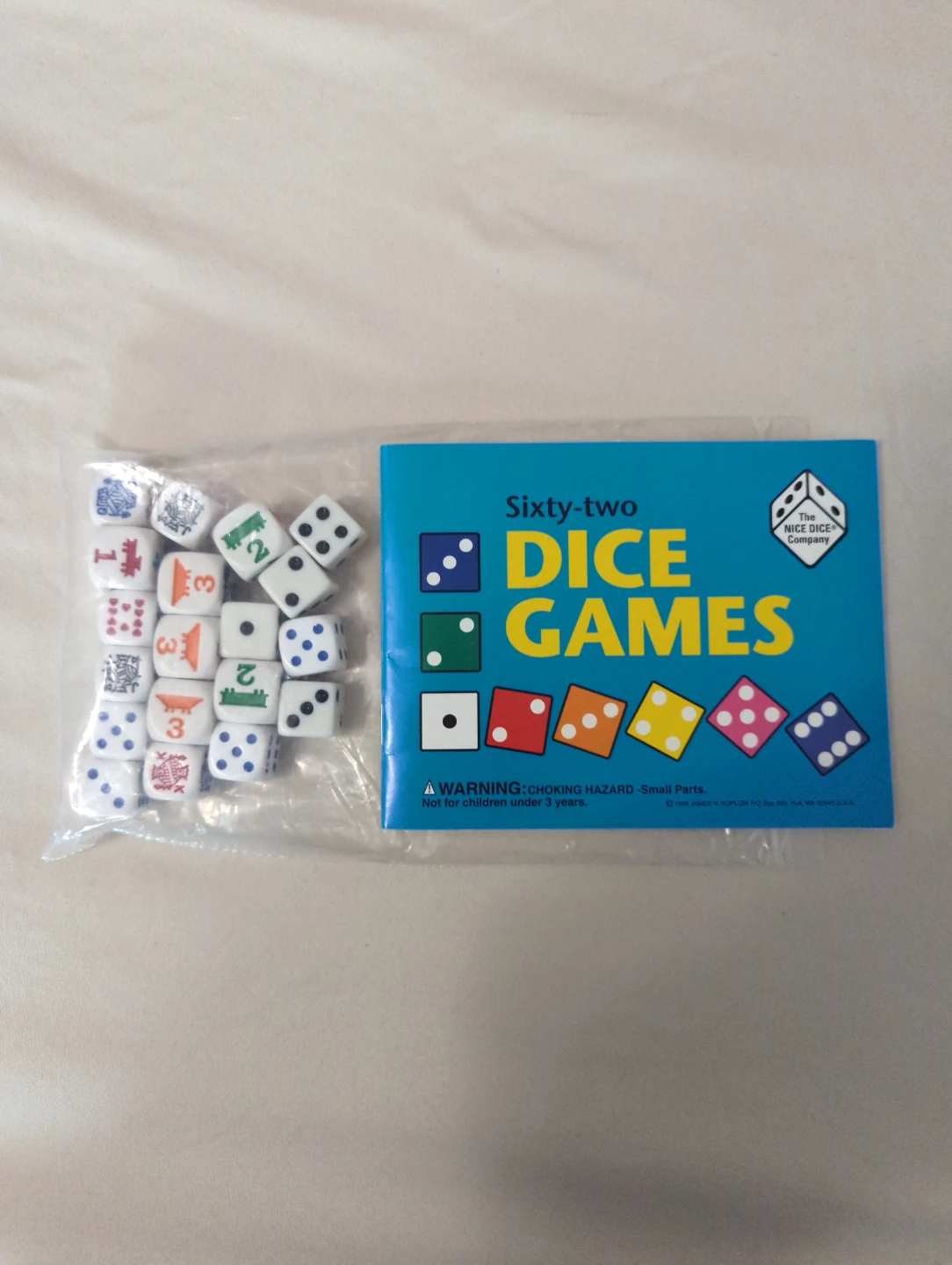 62 Dice Games Set