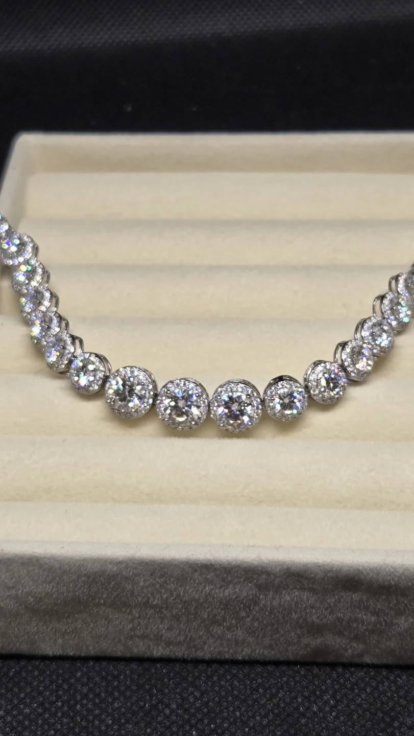 Moissanite Diamond Bracelet 11.63 Carat