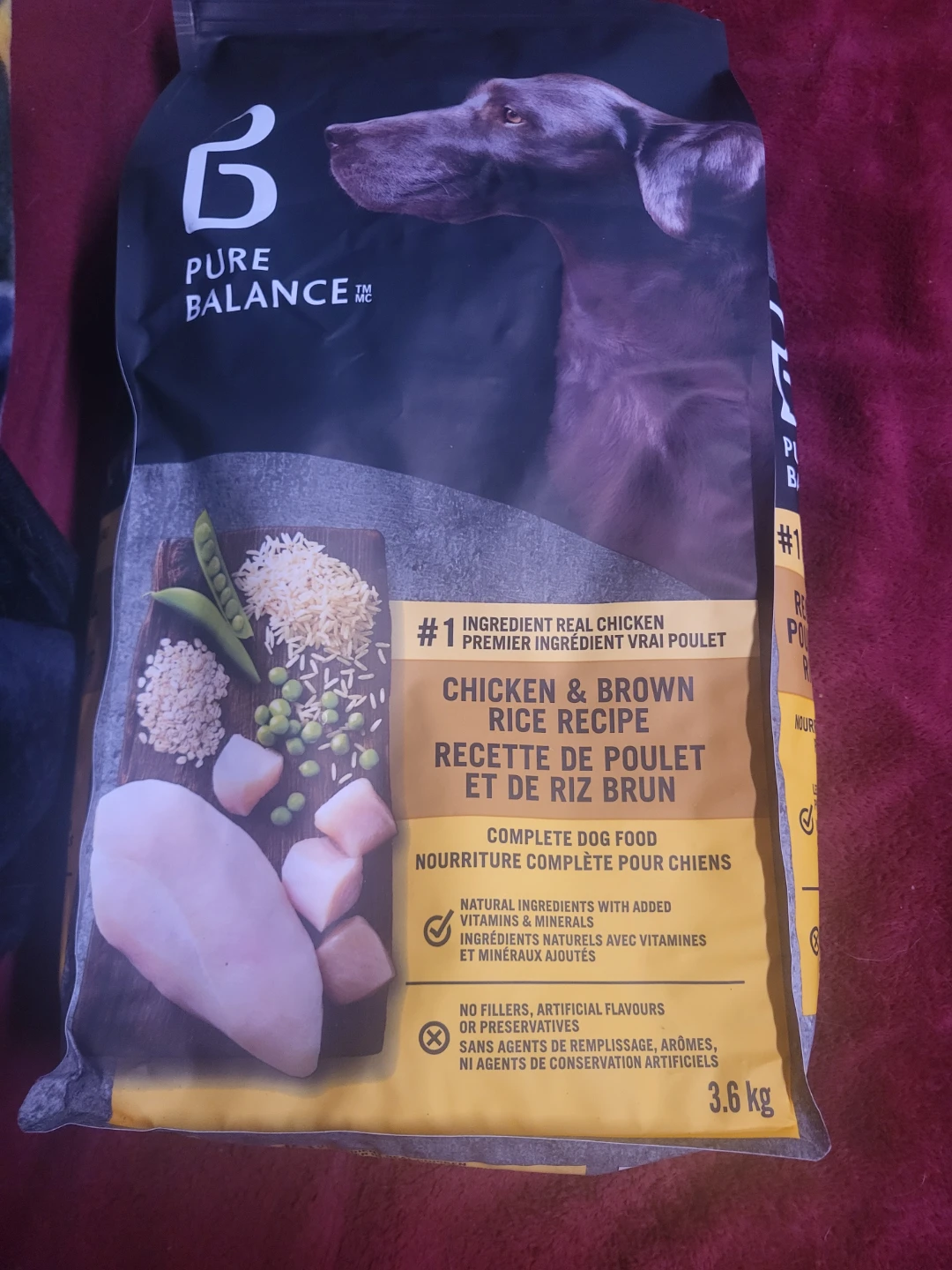 Pure Balance Chicken & Brown Rice Recipe Dog Food 3.6 kg