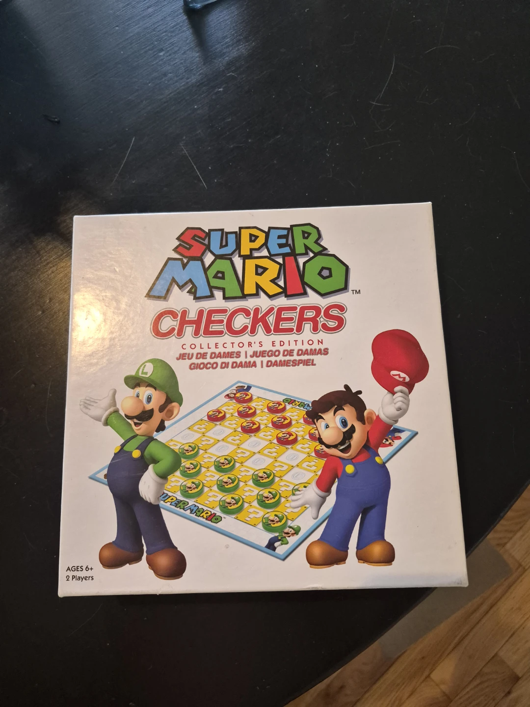 Super Mario Checkers Collector's Edition Board Game