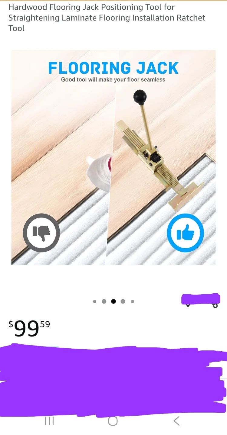 New Hardwood Flooring Jack Positioning Tool - photo 2