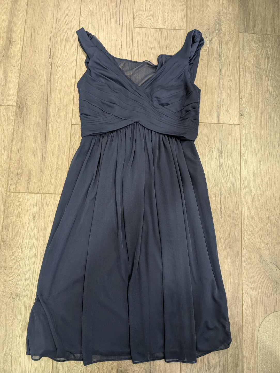 EUC - David's Navy Blue Bridal Dress - photo 5