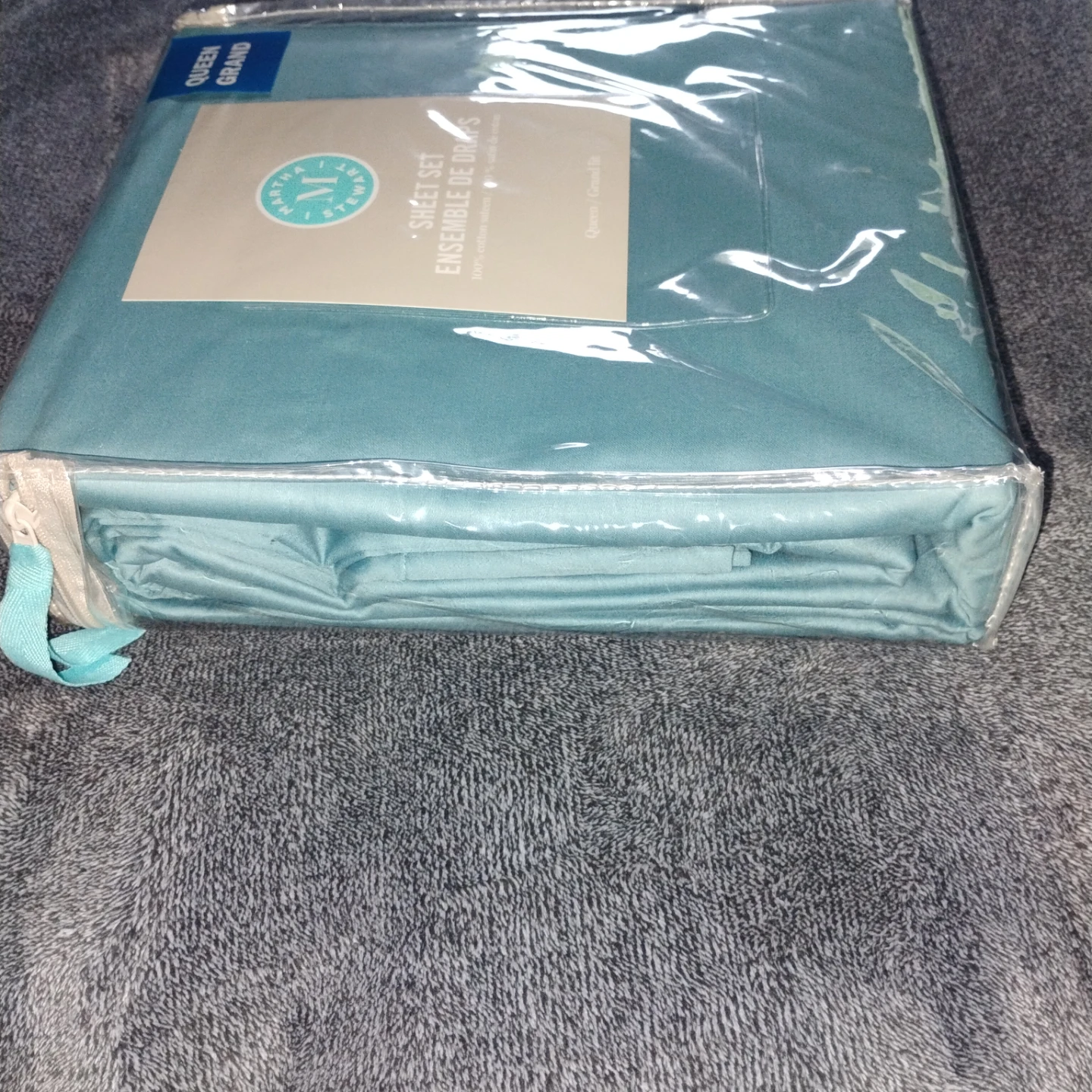 Martha Stewart Queen Grand Sheet Set Teal - photo 3