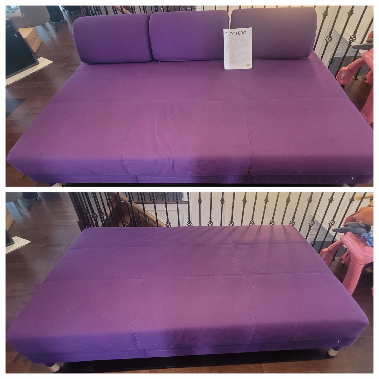 IKEA Flottbo Purple Sofa Bed