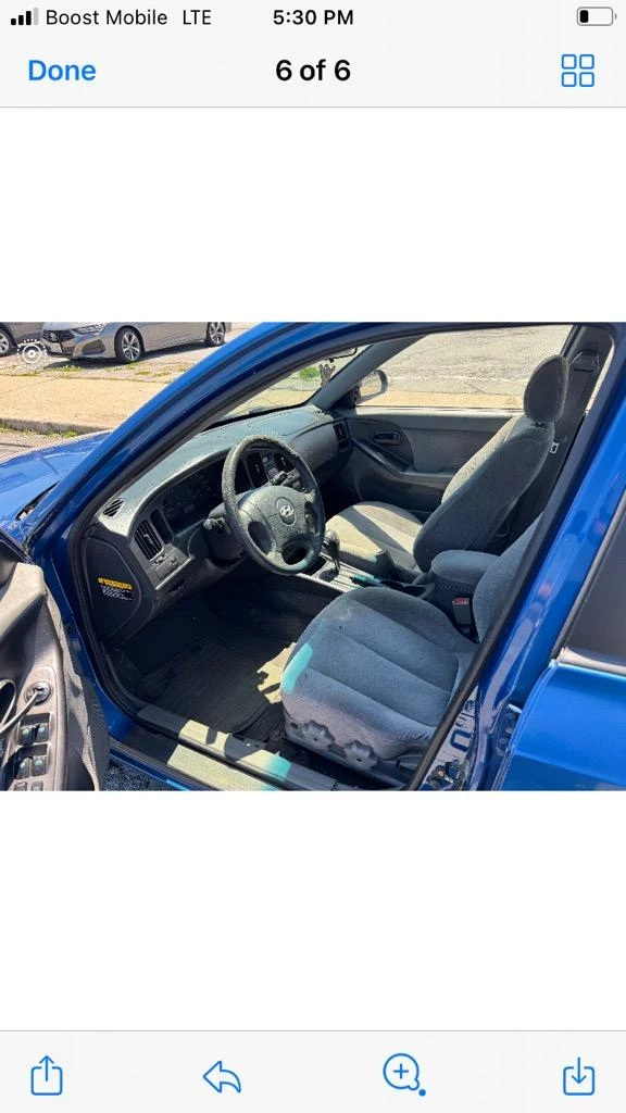 2005 Blue Hyundai Elantra Sedan - photo 2