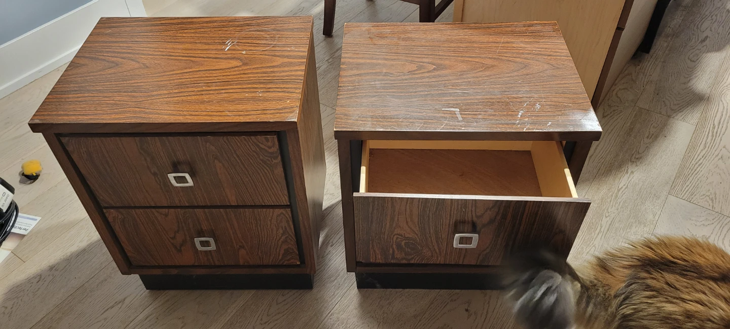 FREE Wood Nightstands (Set of 2)