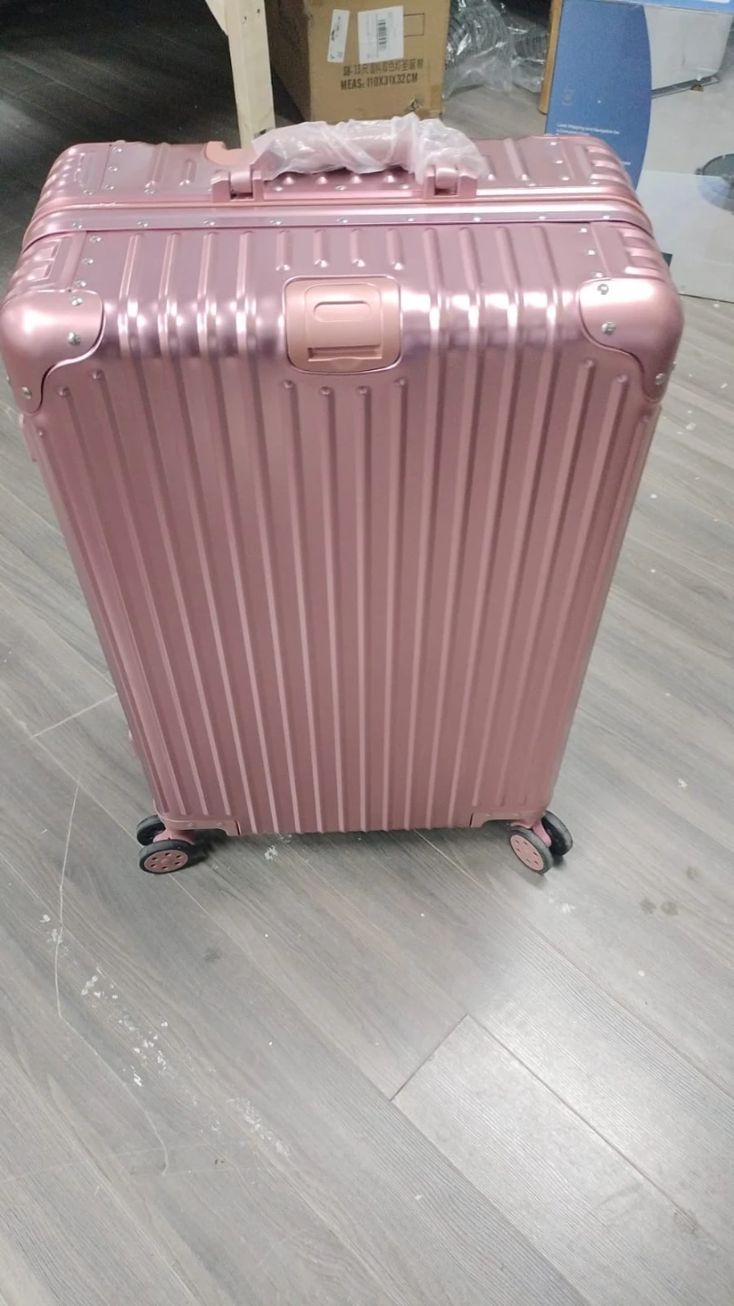 Rose Gold Hard Shell Suitcase