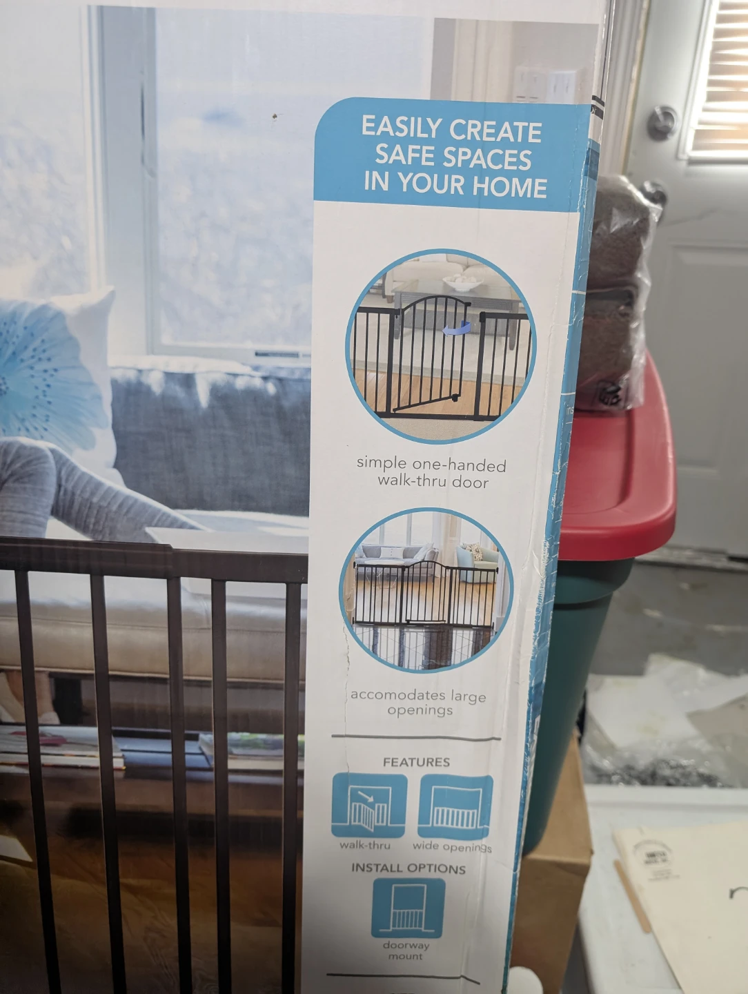 Summer Infant Metal Expansion Walk-Thru Baby Gate - Bronze - photo 2