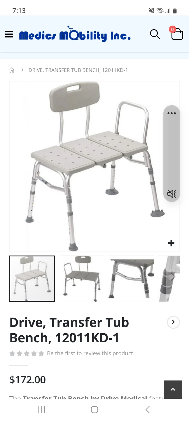Drive Transfer Tub Bench 12011KD-1