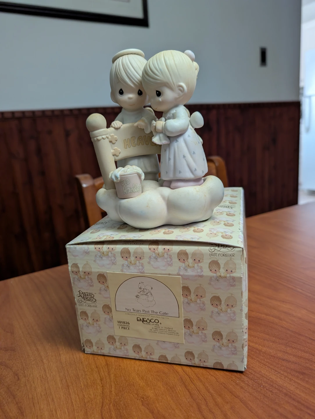Precious Moments No Tears Past The Gate Porcelain Figurine