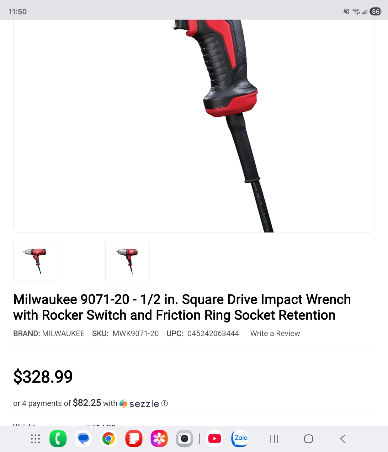 Milwaukee 1/2" Impact Wrench - photo 3
