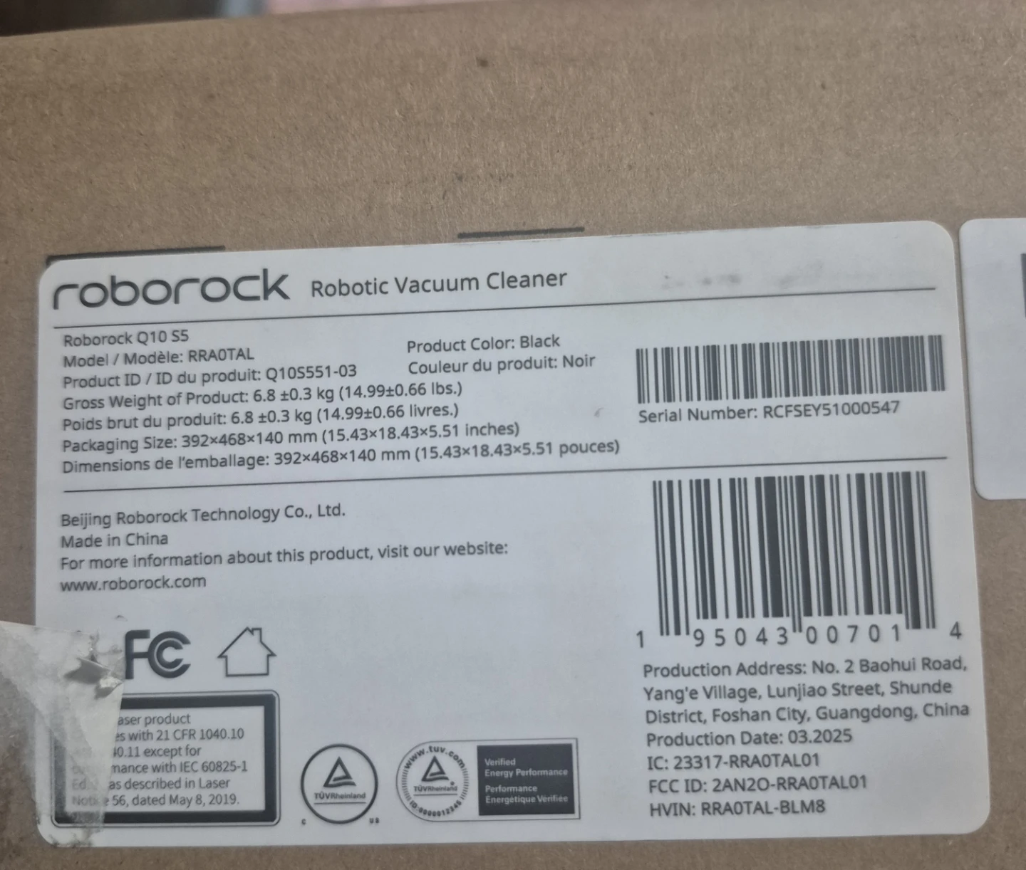 Roborock Q10 S5 Robotic Vacuum Cleaner - photo 2