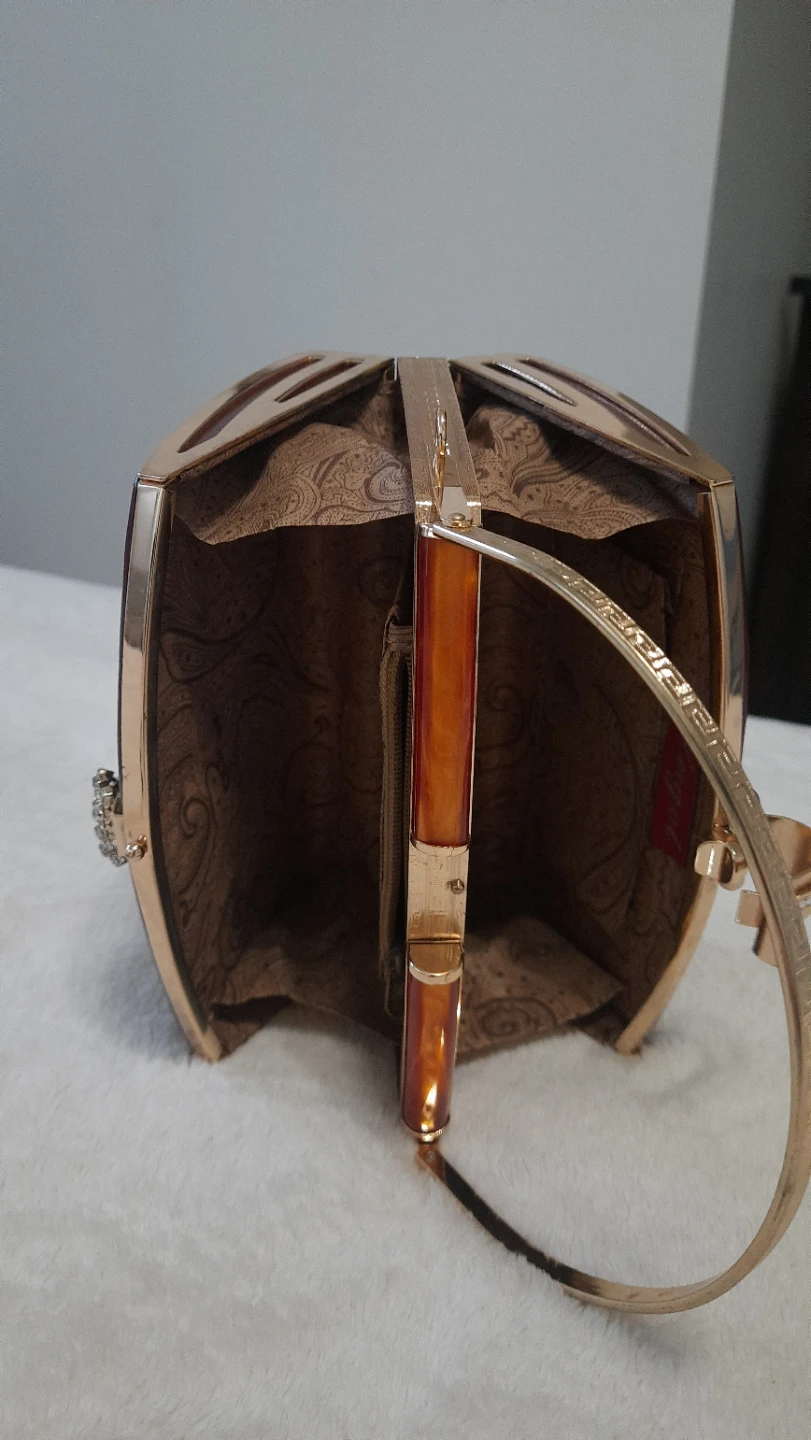 Vintage Clamshell Evening Handbag - photo 2