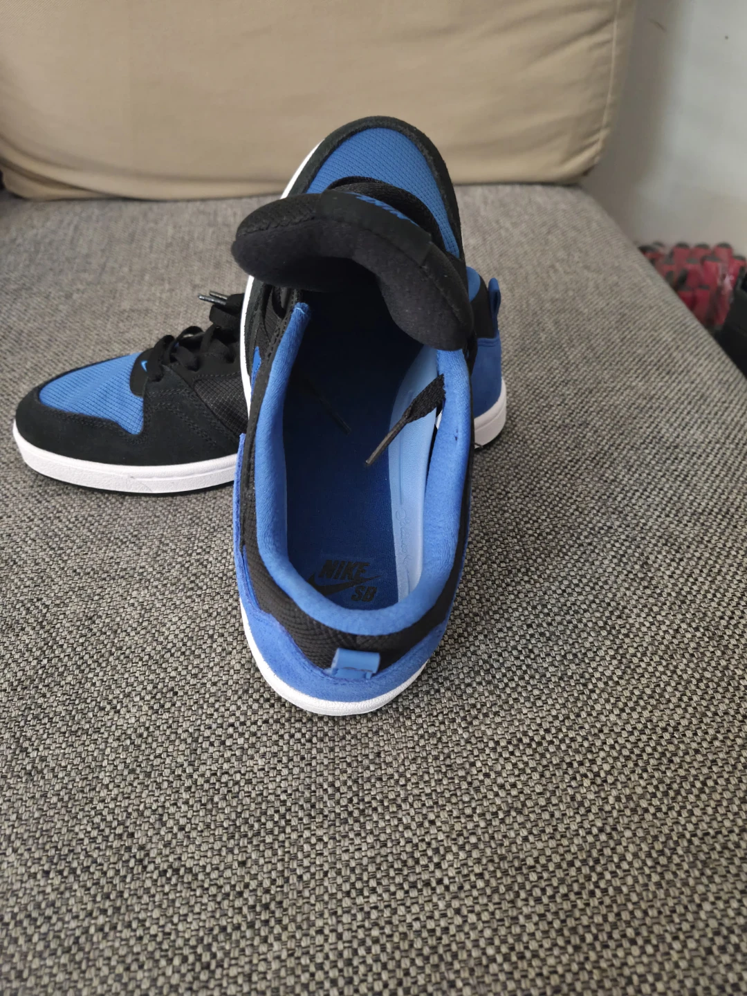 Nike SB Alleyoop Men's Skate Shoes Black/Blue - photo 3