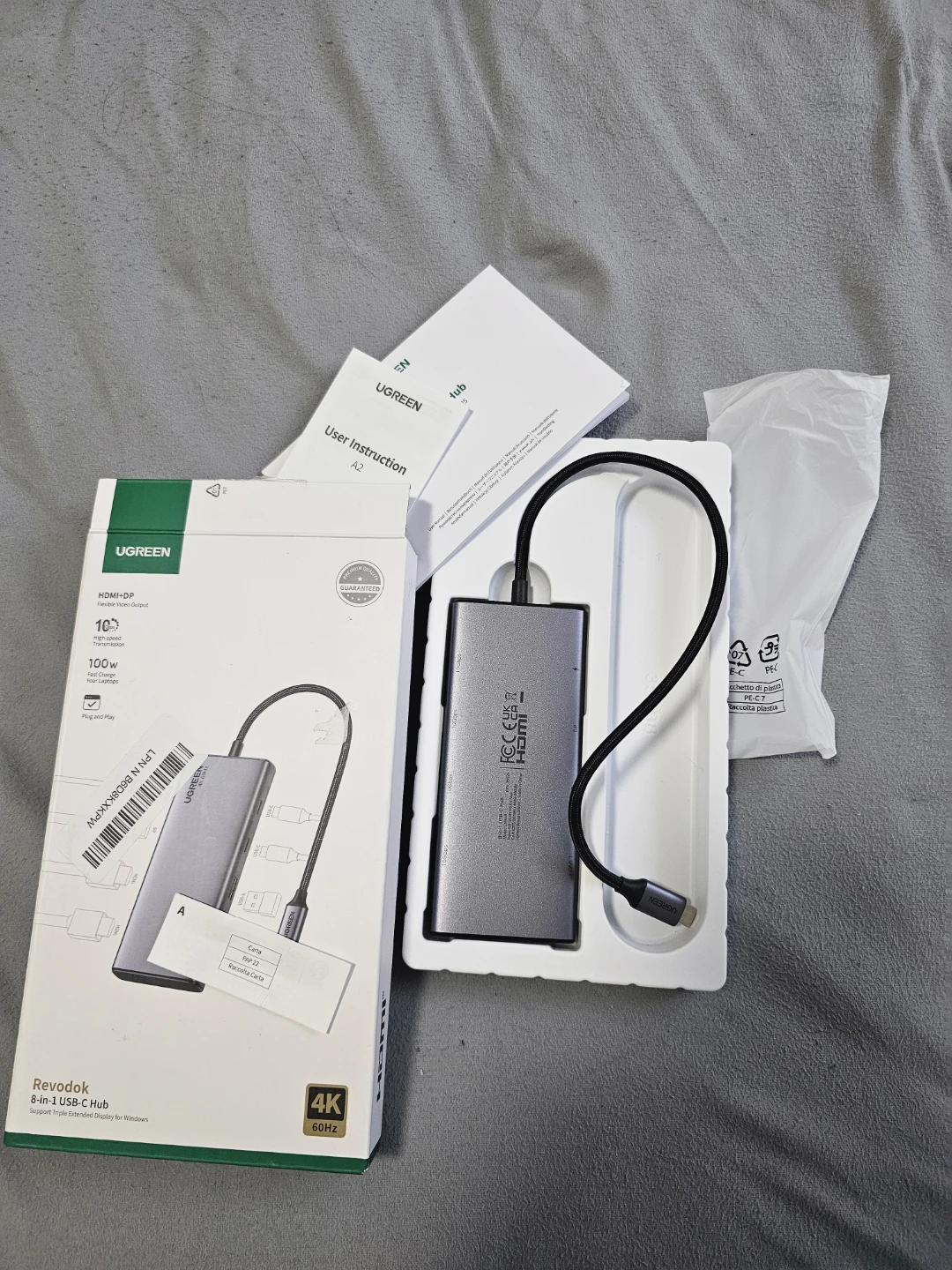 UGREEN Revodok 8-in-1 USB-C Hub - photo 2