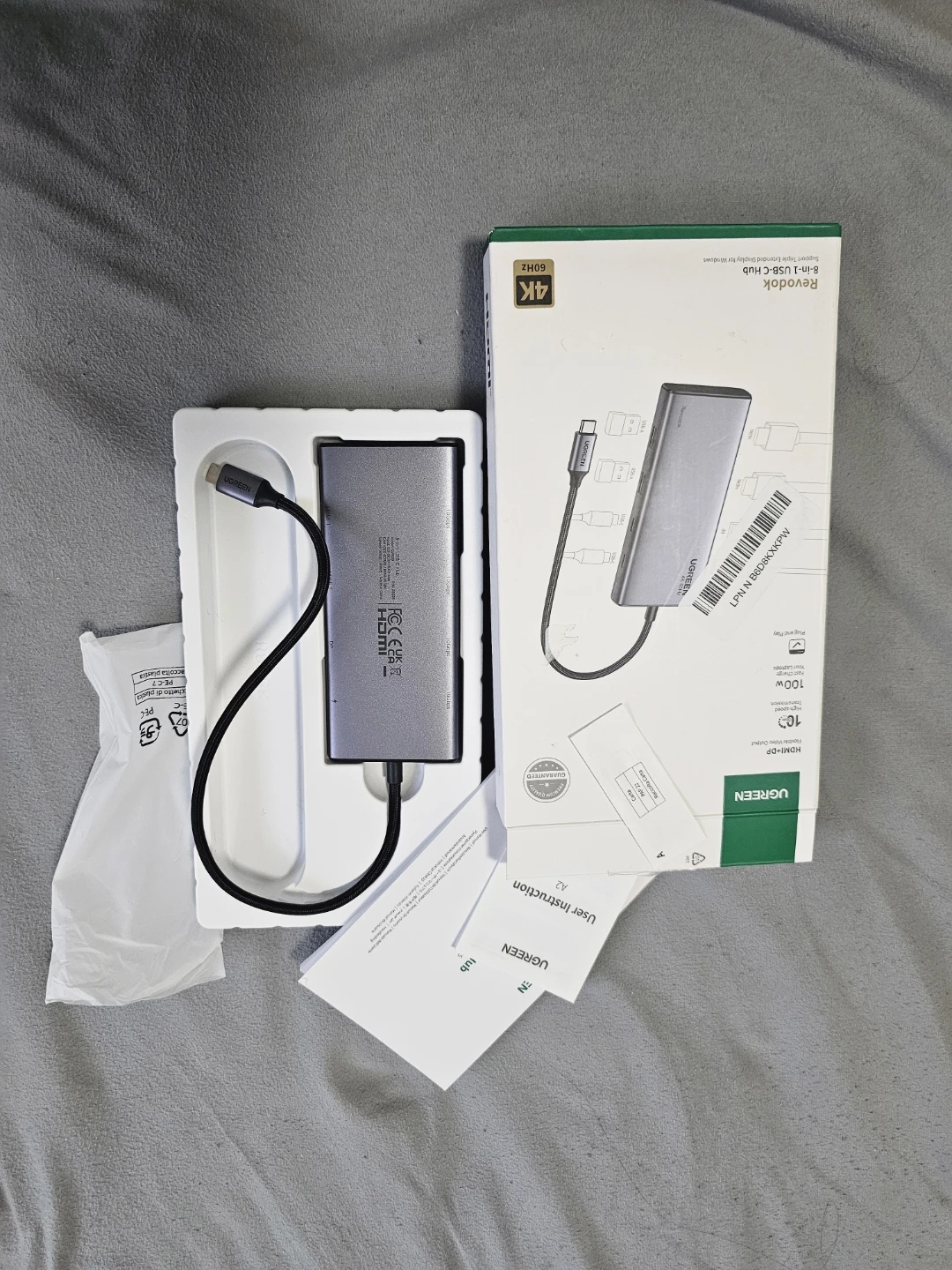 UGREEN Revodok 8-in-1 USB-C Hub - photo 3