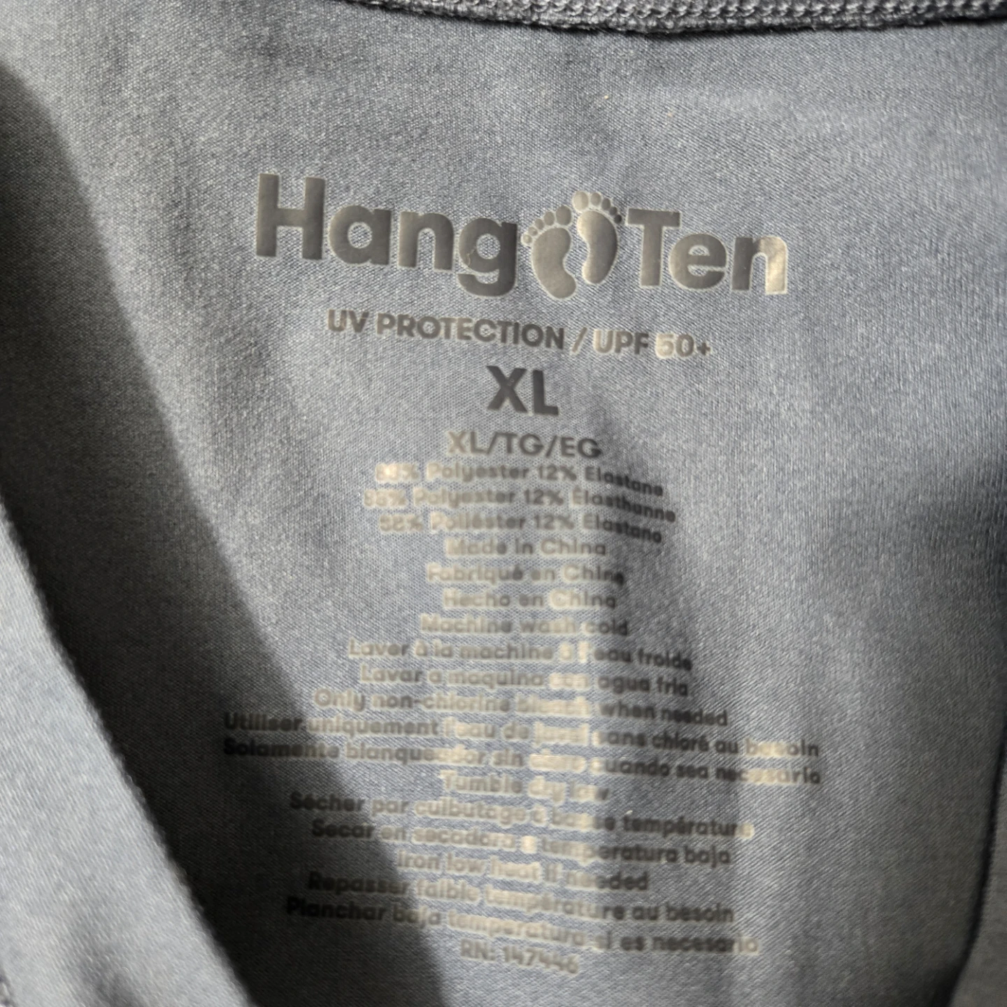 * FREE * Hang Ten Long Sleeve UV Protection Shirt XL - photo 2