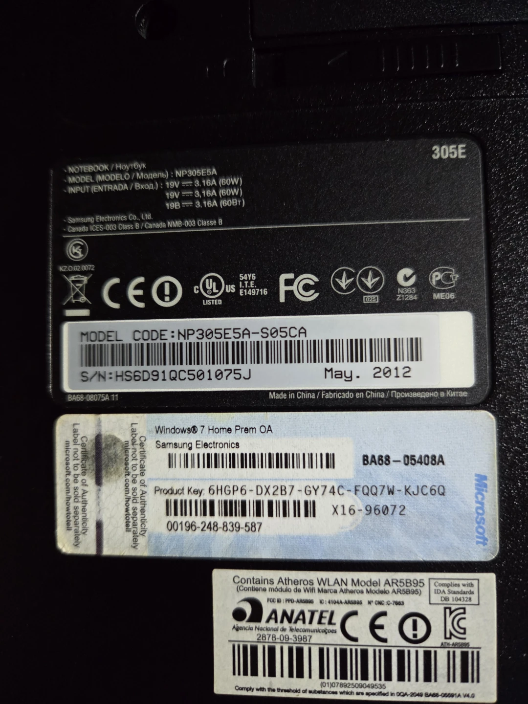 Samsung 15.6" Laptop - Windows 7 (Model NP305E5A) - photo 4