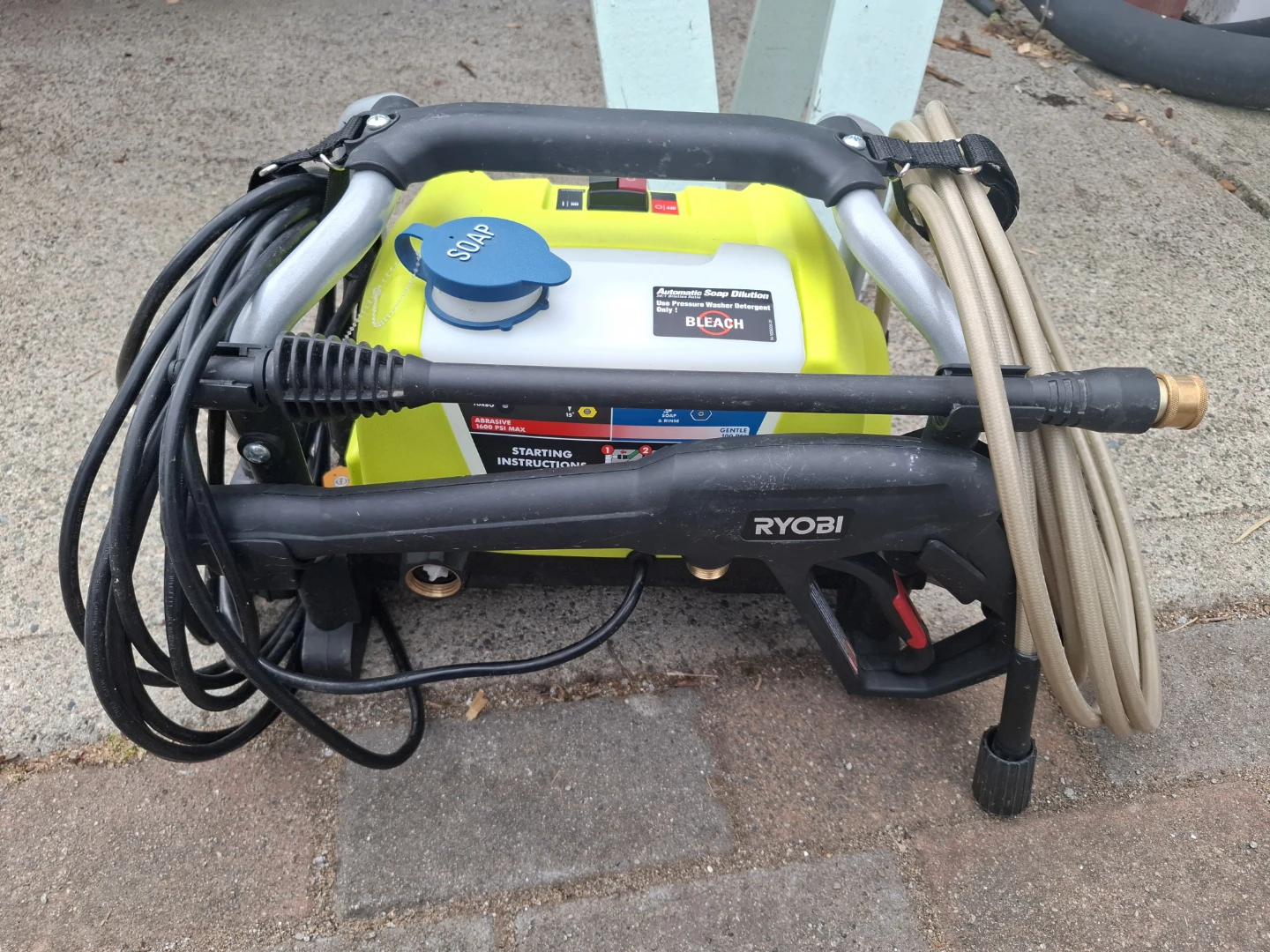 Ryobi 1600 PSI Pressure Washer (Electric) - photo 2