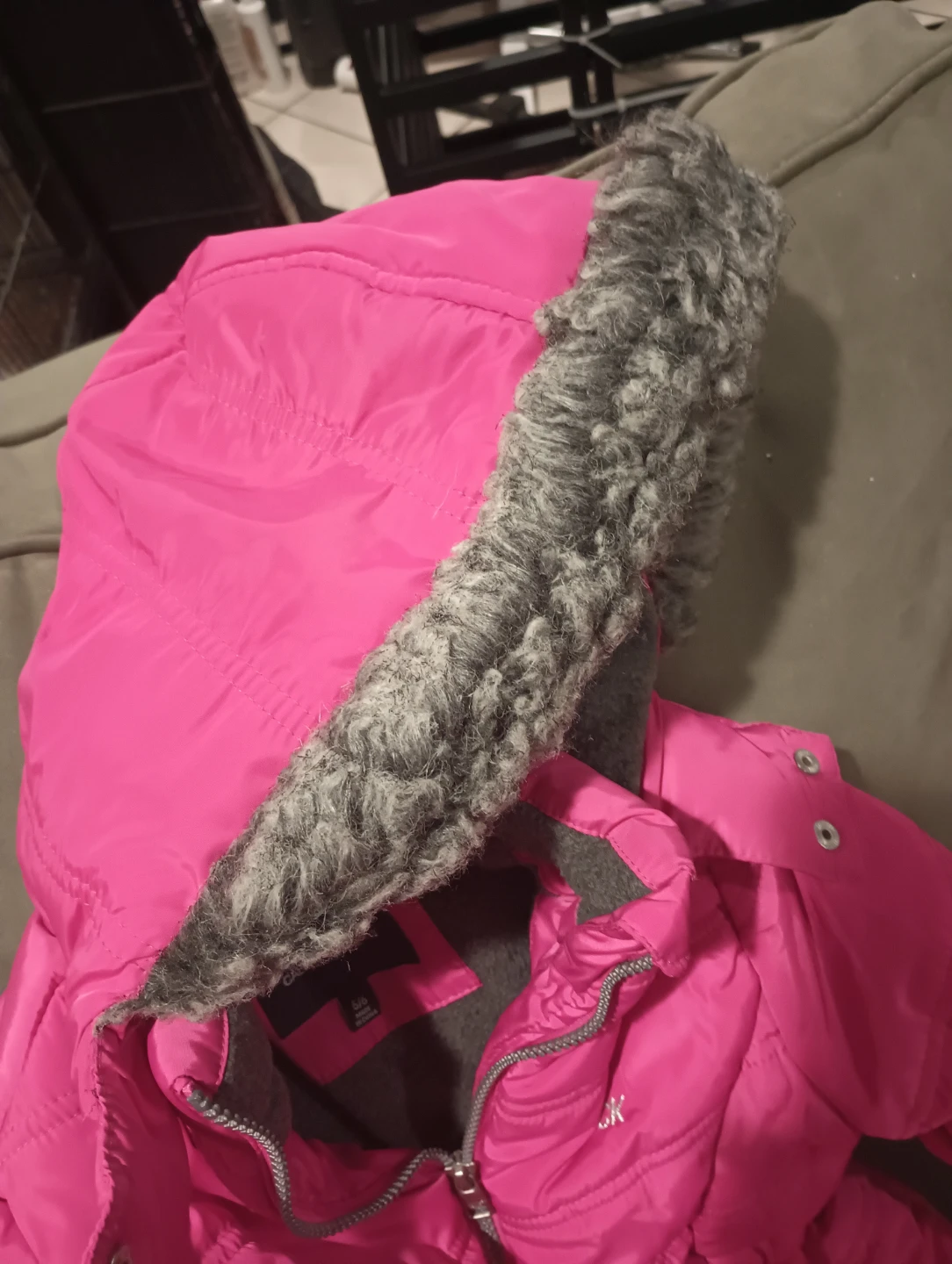 Calvin Klein Jeans Pink Puffer Coat - photo 3