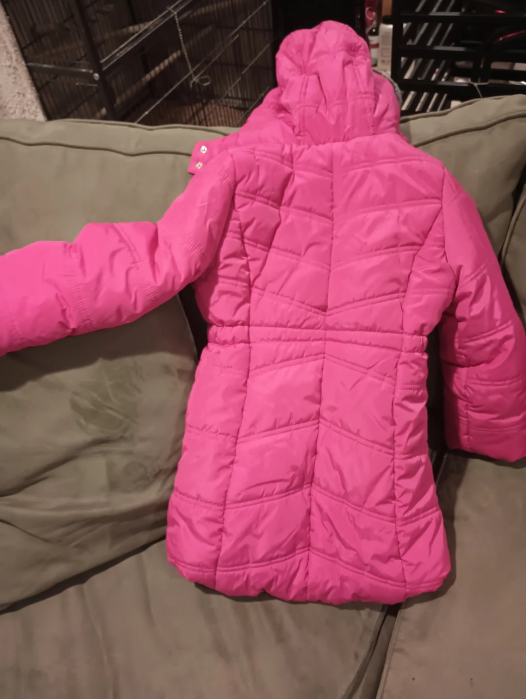 Calvin Klein Jeans Pink Puffer Coat - photo 4