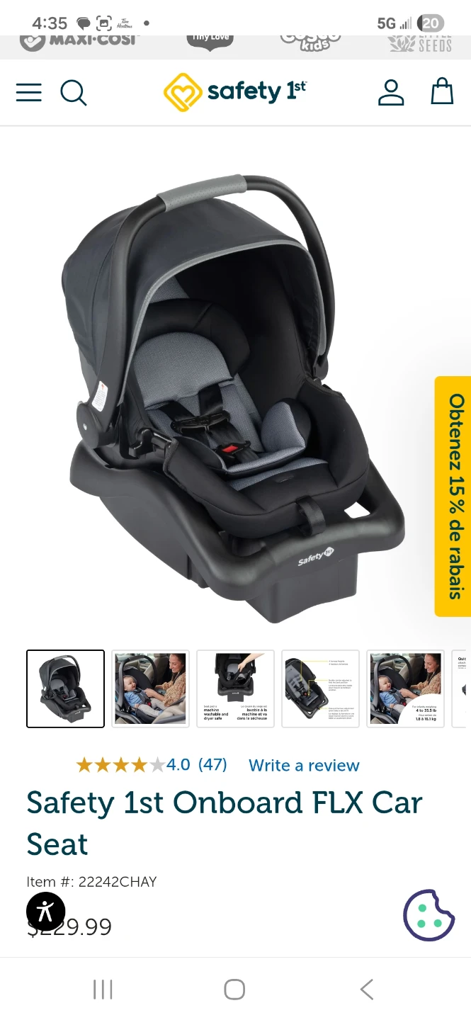 Safety 1st Onboard FLX Infant Car Seat - photo 2