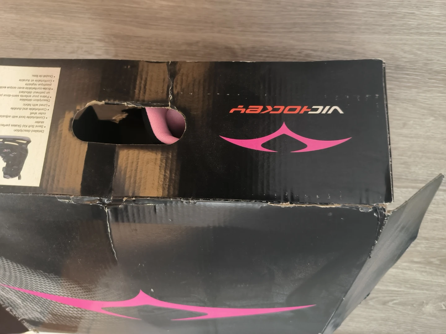 Vic Hockey Skates Black/Pink - photo 4