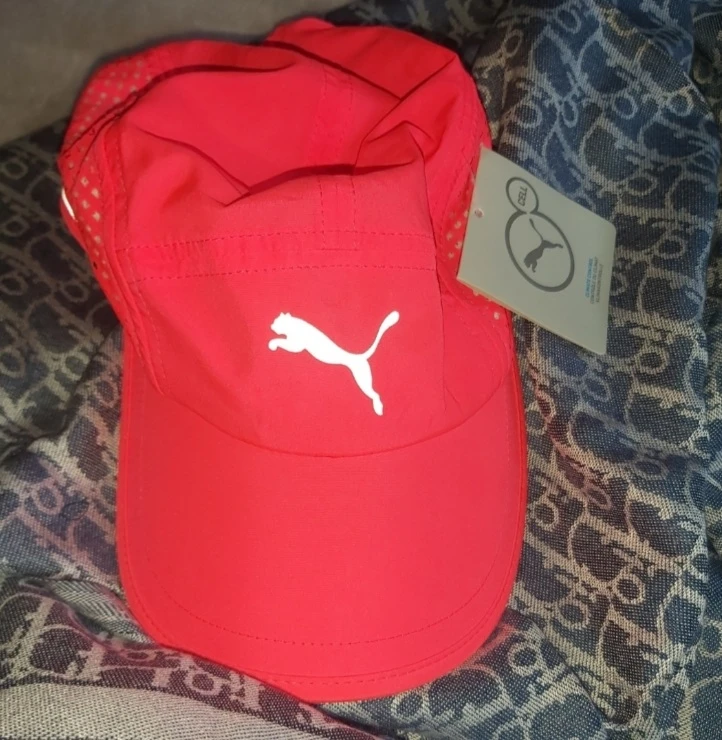 Puma Red Running Cap