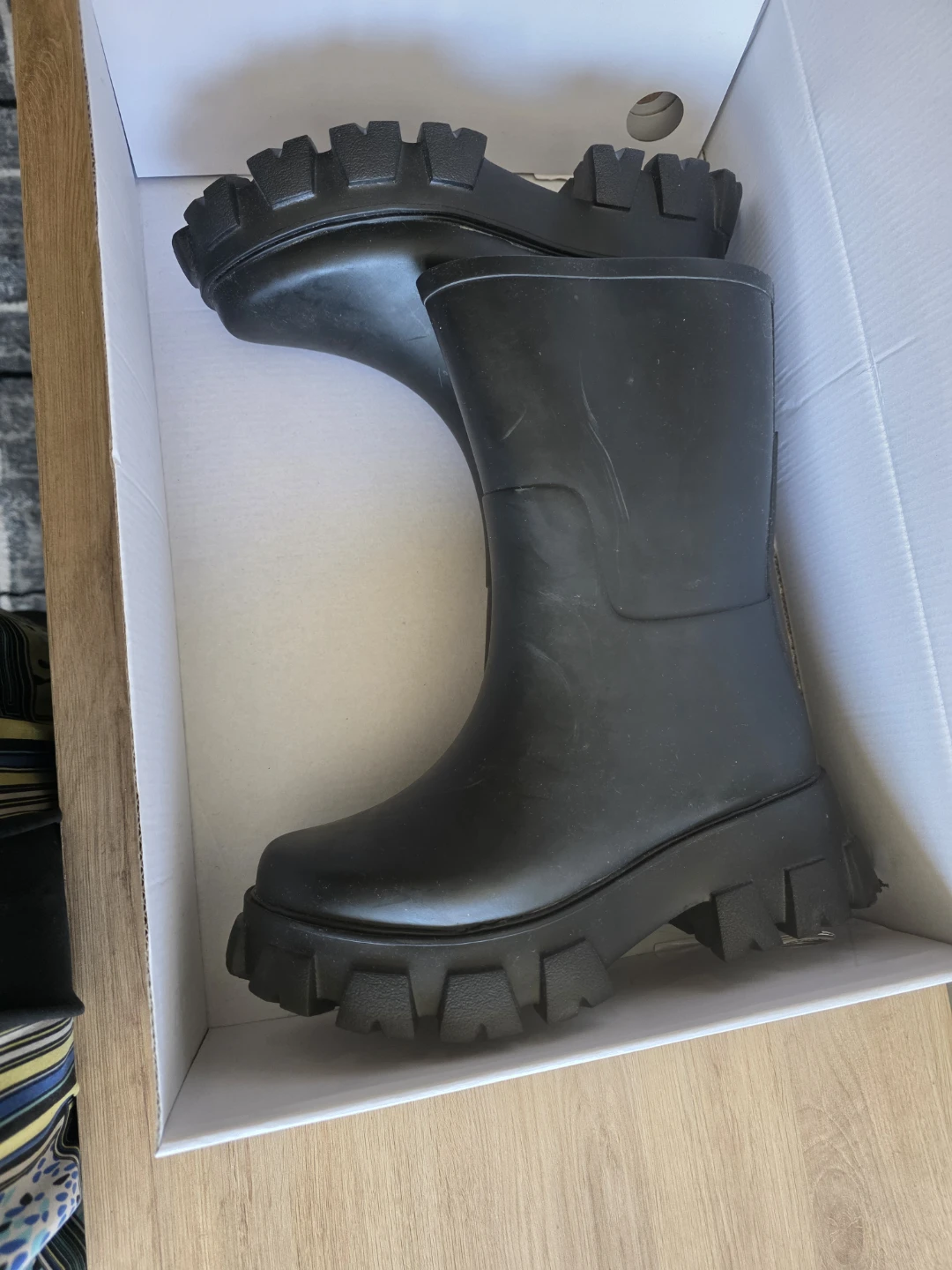 Ilse Jacobsen Hornbæk Black Rubber Boots Size 38