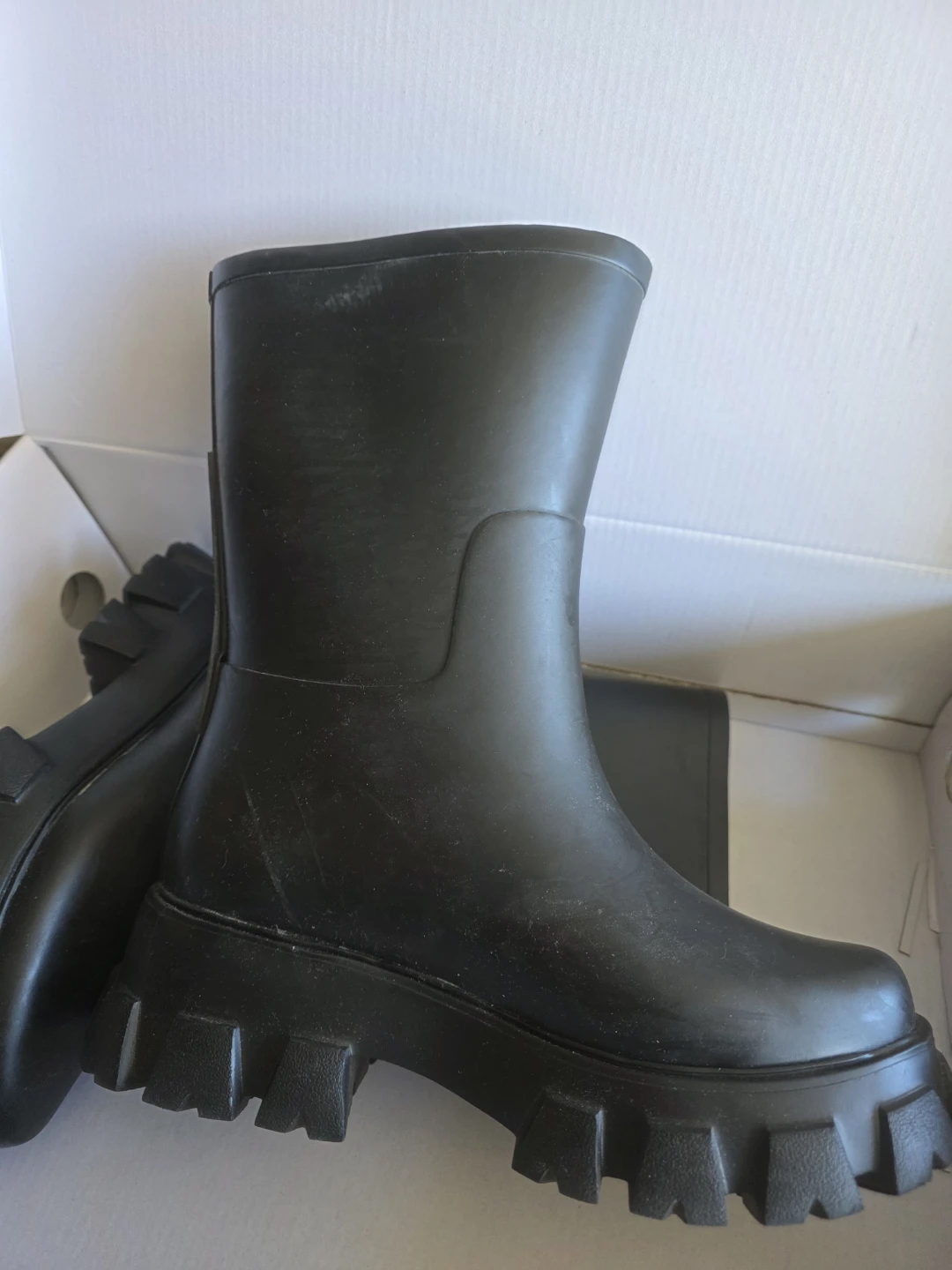 Ilse Jacobsen Hornbæk Black Rubber Boots Size 38 - photo 3