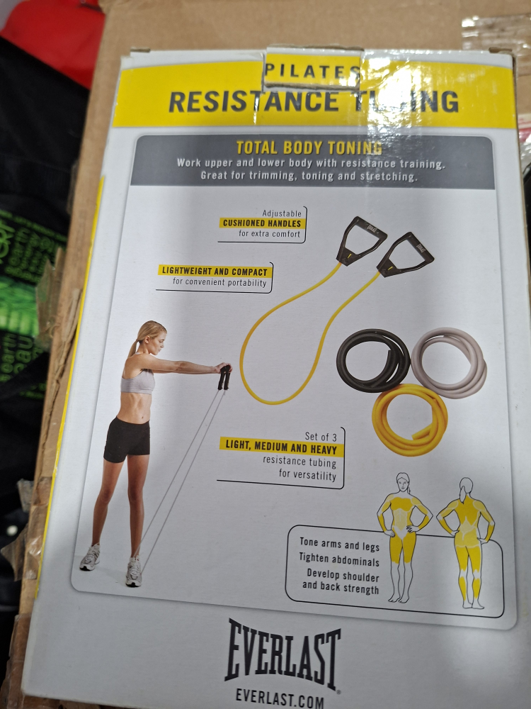 Everlast Pilates Resistance Tubing Set